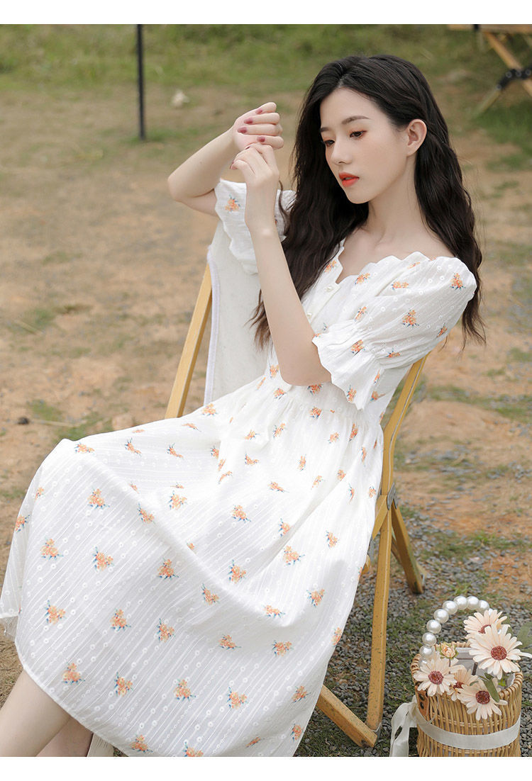 ✨ Elegant Floral Maxi Dress for Festive & Everyday Charm - kavyachic