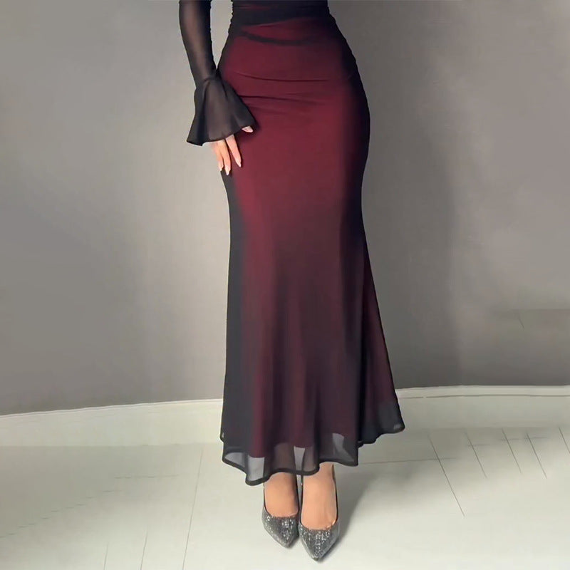 👑 Royal Elegance – Off-Shoulder Wine Maxi Dress 👑 - kavyachic