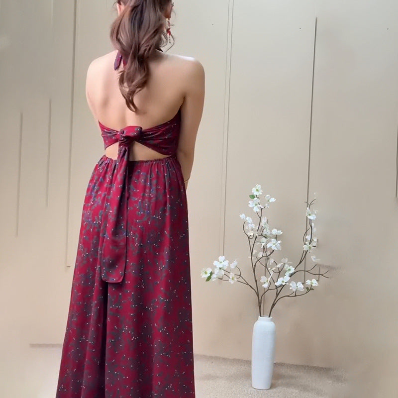 Elegant Wine Red Maxi Dress with Slit – Perfect for Every Occasion - kavyachic