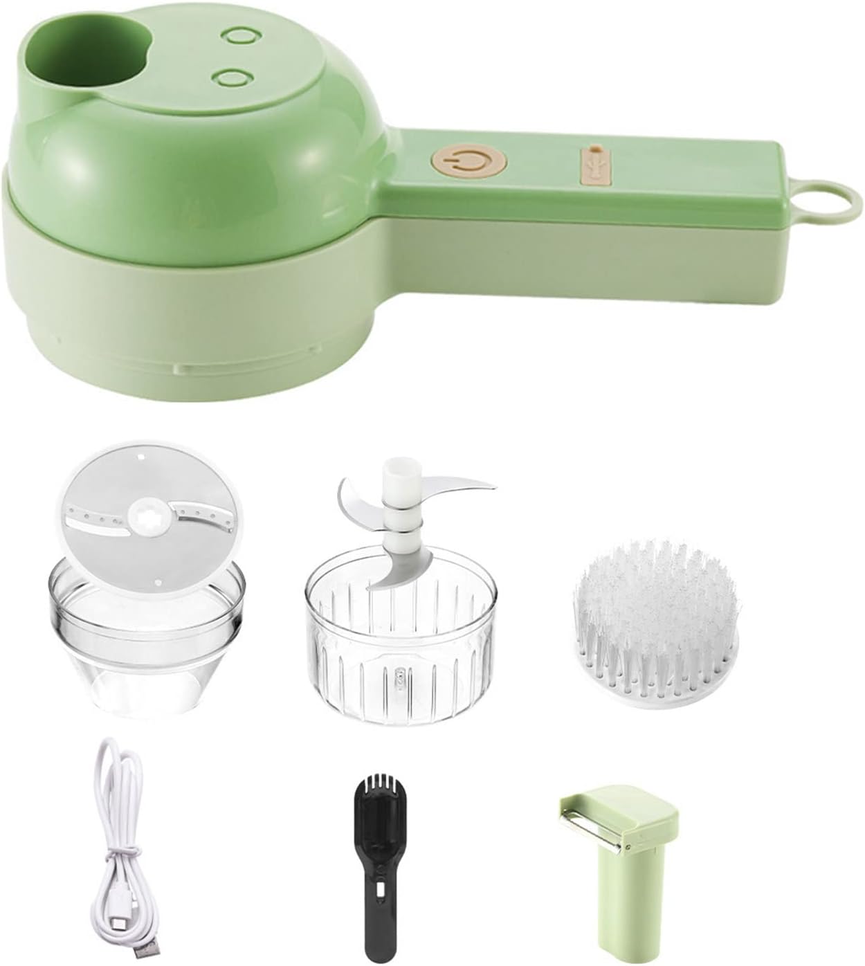 🍅 The 4-in-1 Electric Vegetable Slicer makes cooking faster & easier.