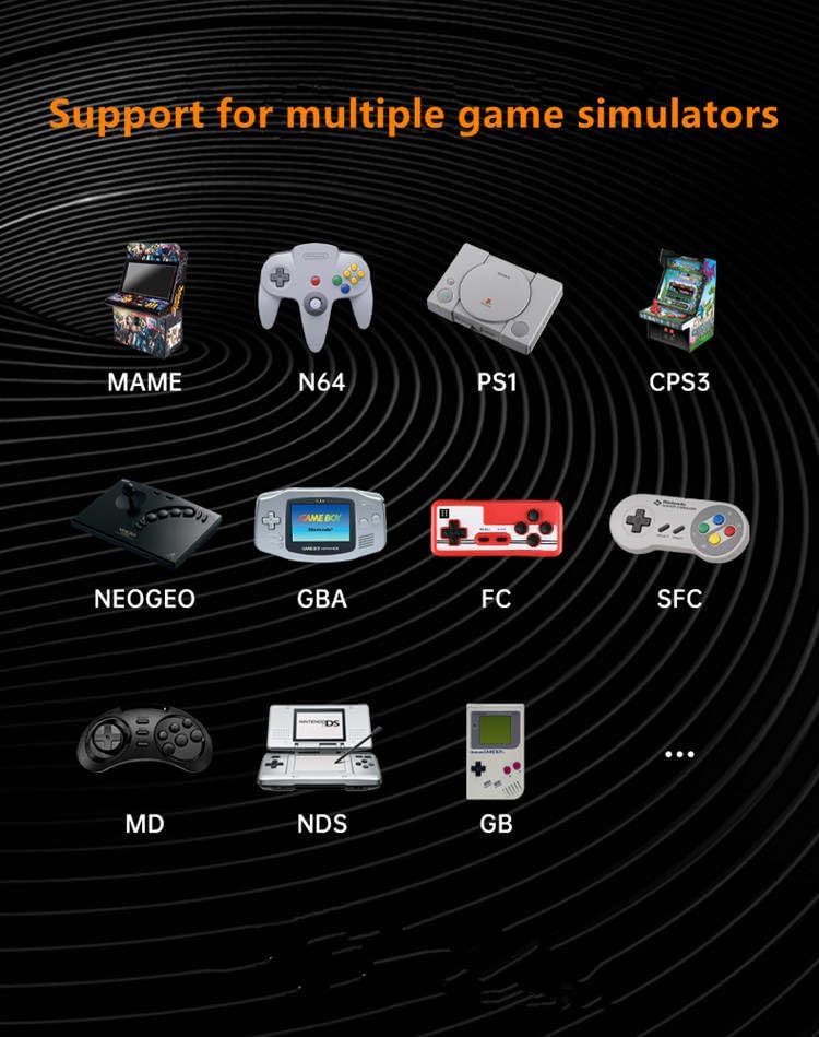 QuantumG - R35S Retro Handheld Game Console with 3.5 Inch IPS HD Display, Linux System, 64GB Inbuilt Games – Compact Pocket Video Game (Yellow) - kavyachic