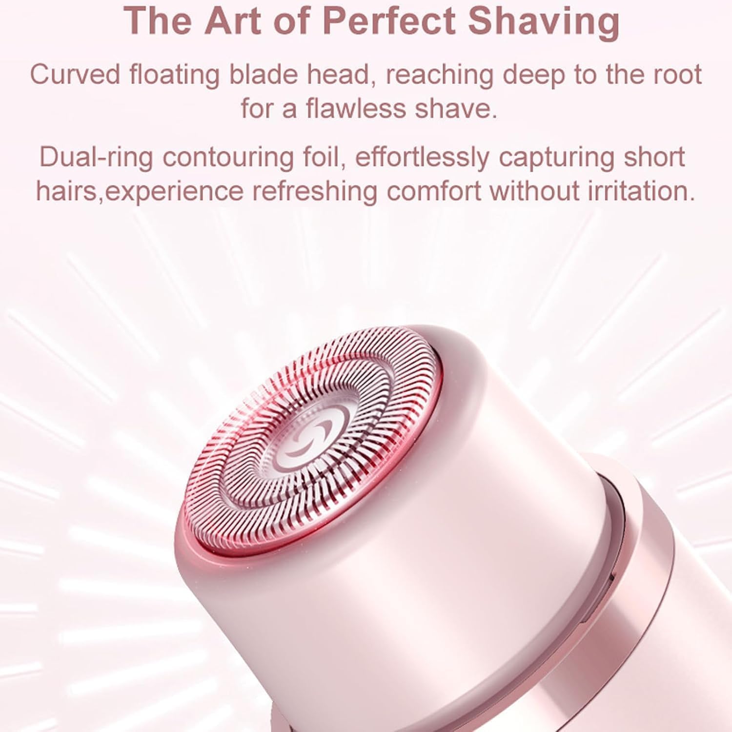 My Secret Top Shaver for Women , Dual Head Electric Razor for Women,  Portable Epilator for Legs Underarms and Private Area (Pink) - kavyachic