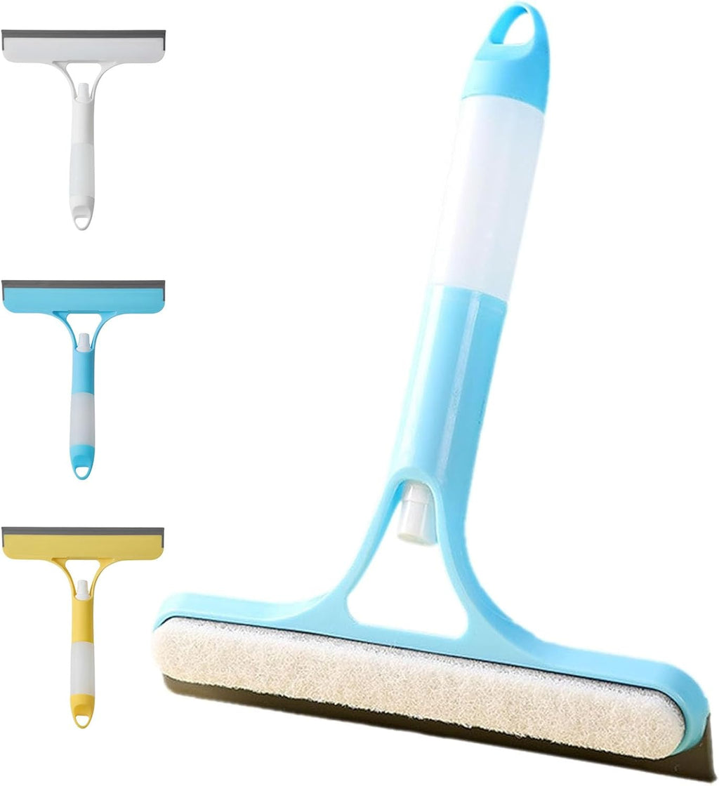 3 in 1 Window Cleaning Scraper, Mirror Squeegee with Sprayer - kavyachic