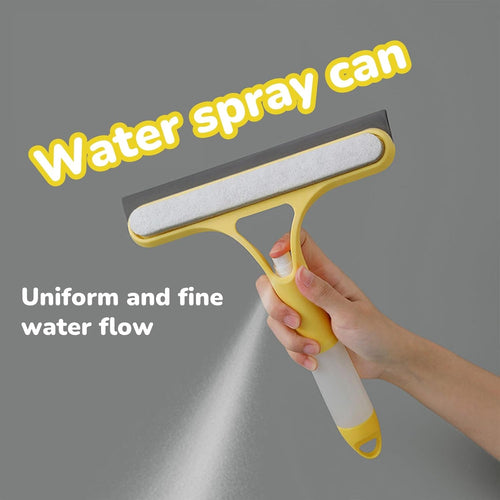 3 in 1 Window Cleaning Scraper, Mirror Squeegee with Sprayer - kavyachic
