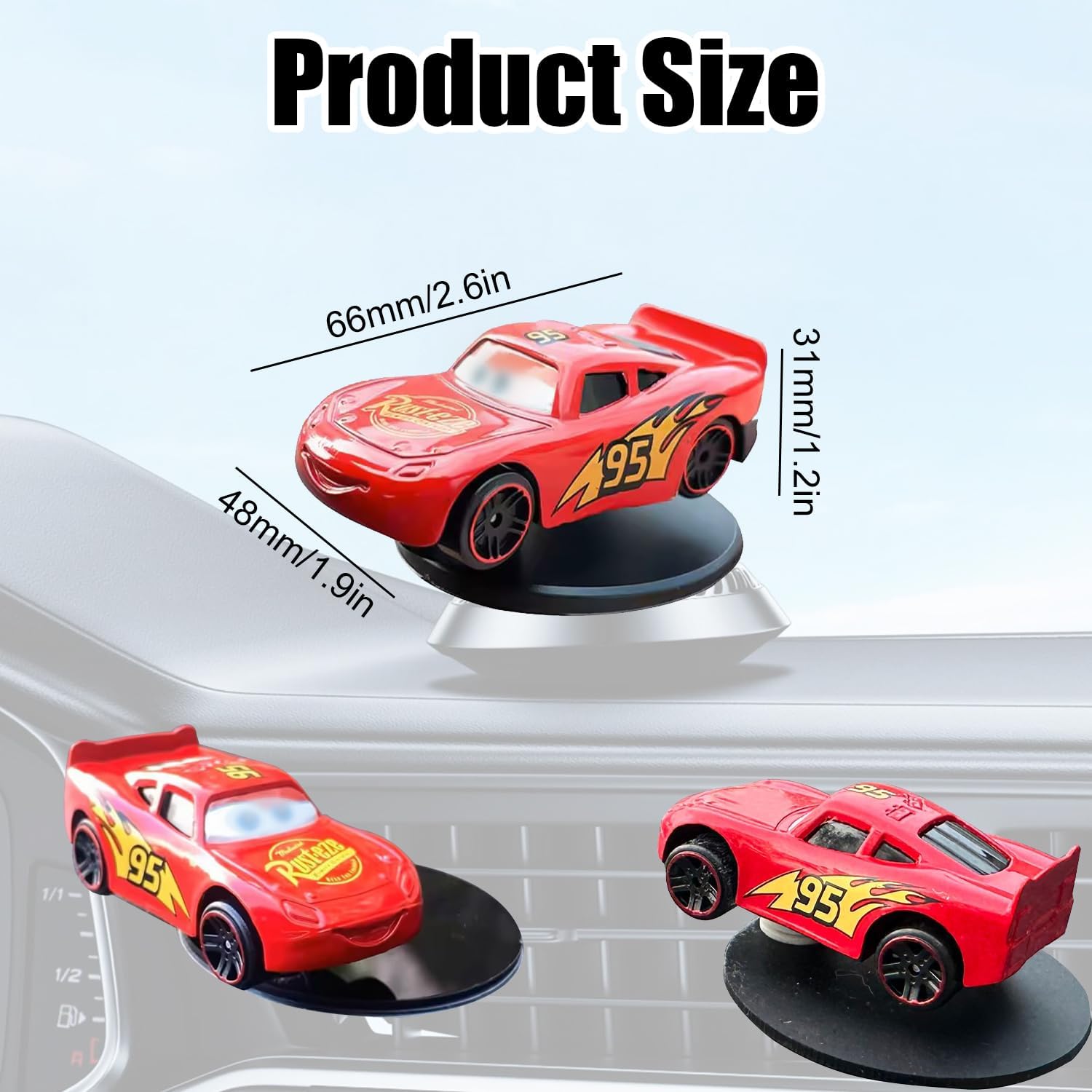Dashboard Drift Car Alloy Car Model Drifting Spin Ornament, Vehicle Turn and Follow Drift, Cool Dashboard Decoration