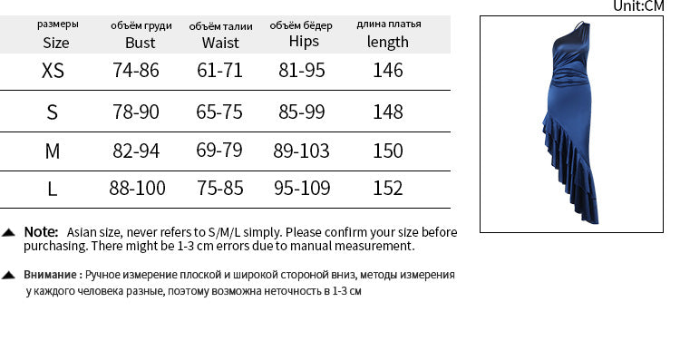 Celebrity style fashion temperament sexy slim streamer slanted shoulder dress long dress women