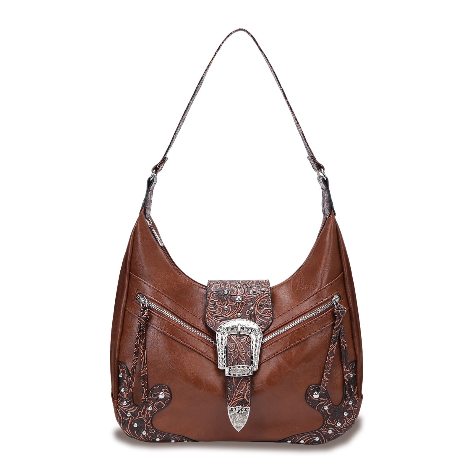 Tote bag temperament retro hobo bag new trend women's European and American shoulder bag high sense portable women's bag - kavyachic